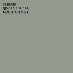 #939A90 - Mountain Mist Color Image